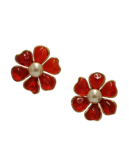 Clous d'oreille MARGUERITE DE VALOIS Topaze