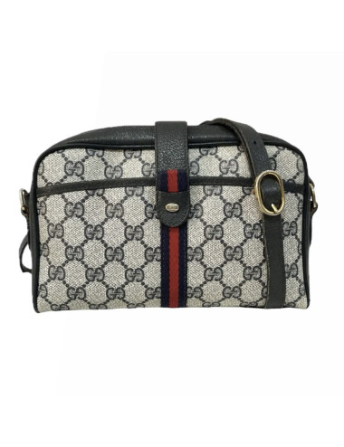 Petit sac Gucci Monogram toile et cuir