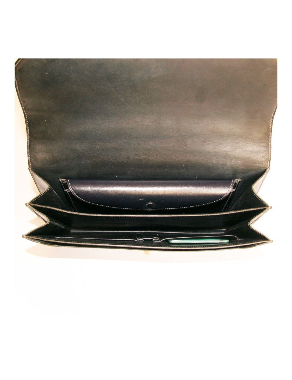 Sac vintage HERMES bleu marine