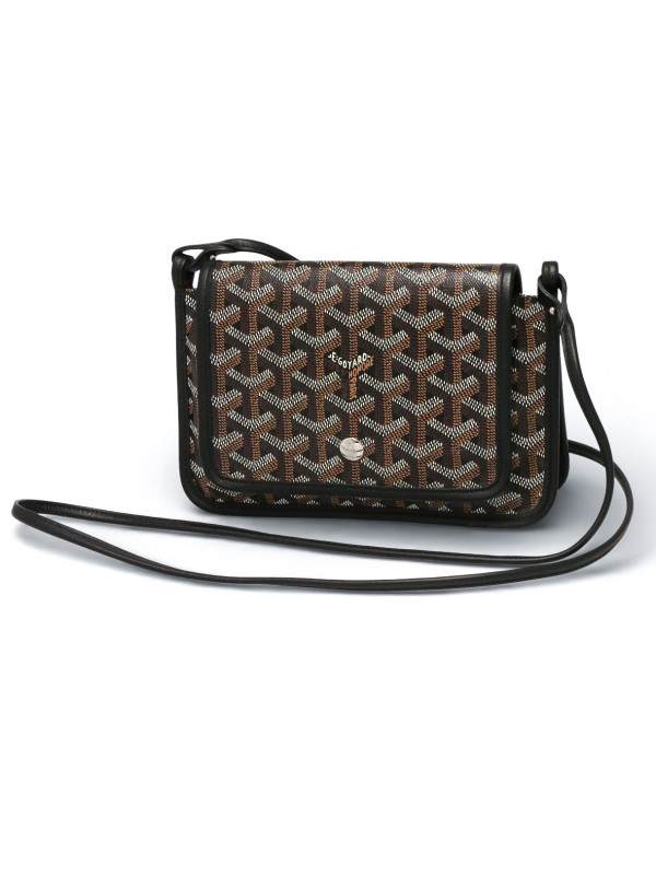 Pochette plumet toile noire Goyard