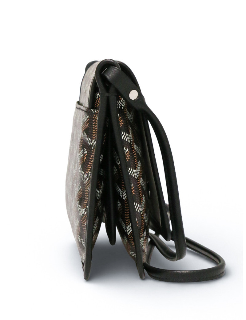 Pochette plumet toile noire Goyard