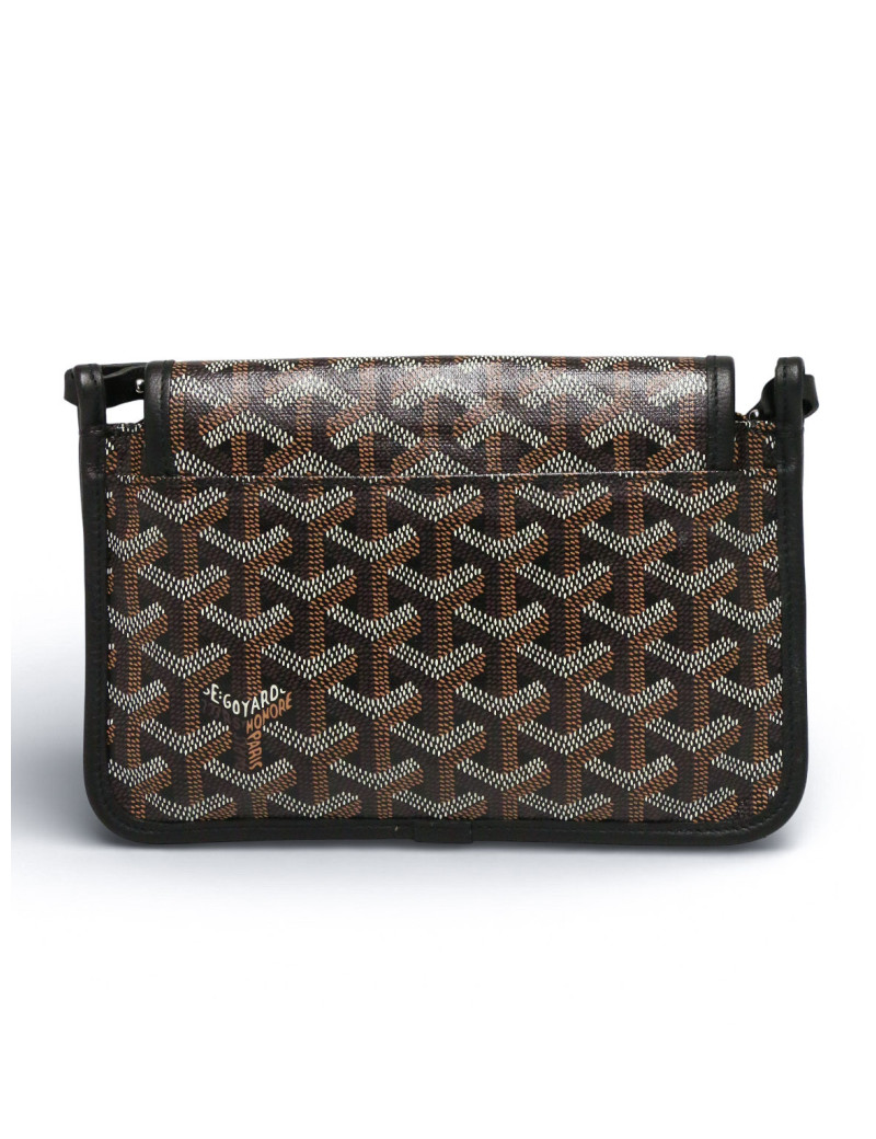 Pochette plumet toile noire Goyard