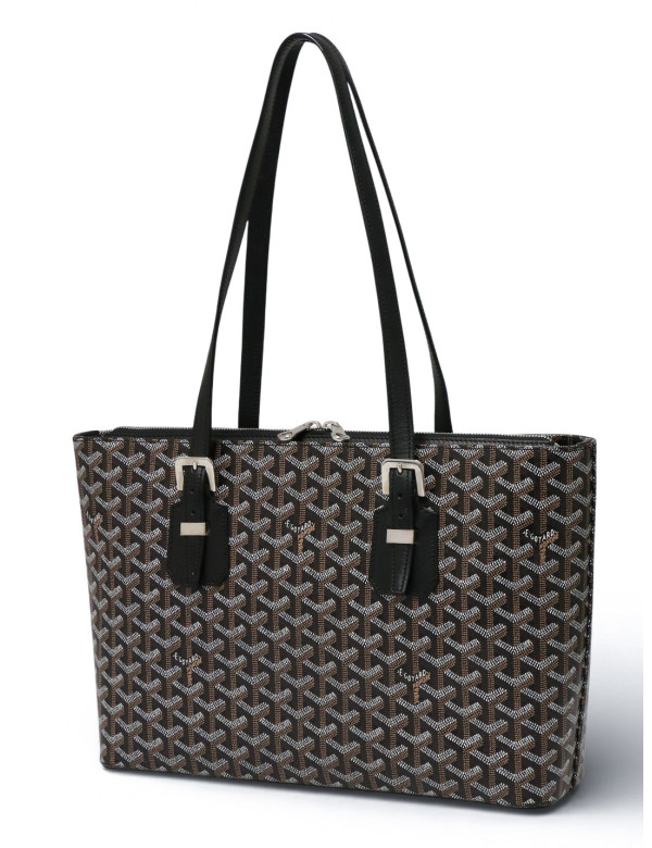 Sac Marie Galante toile noire Goyard