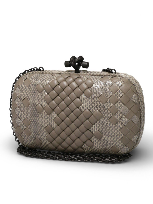 Minaudière BOTTEGA VENETA Knot cuir lézard