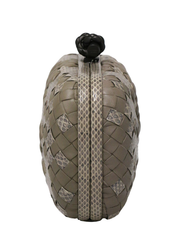 Minaudière BOTTEGA VENETA Knot cuir lézard