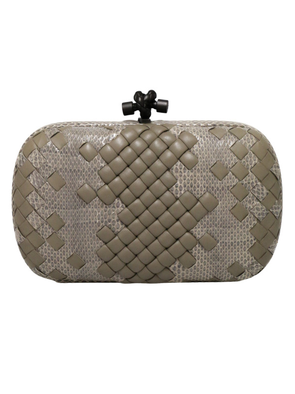 Minaudière BOTTEGA VENETA Knot cuir lézard