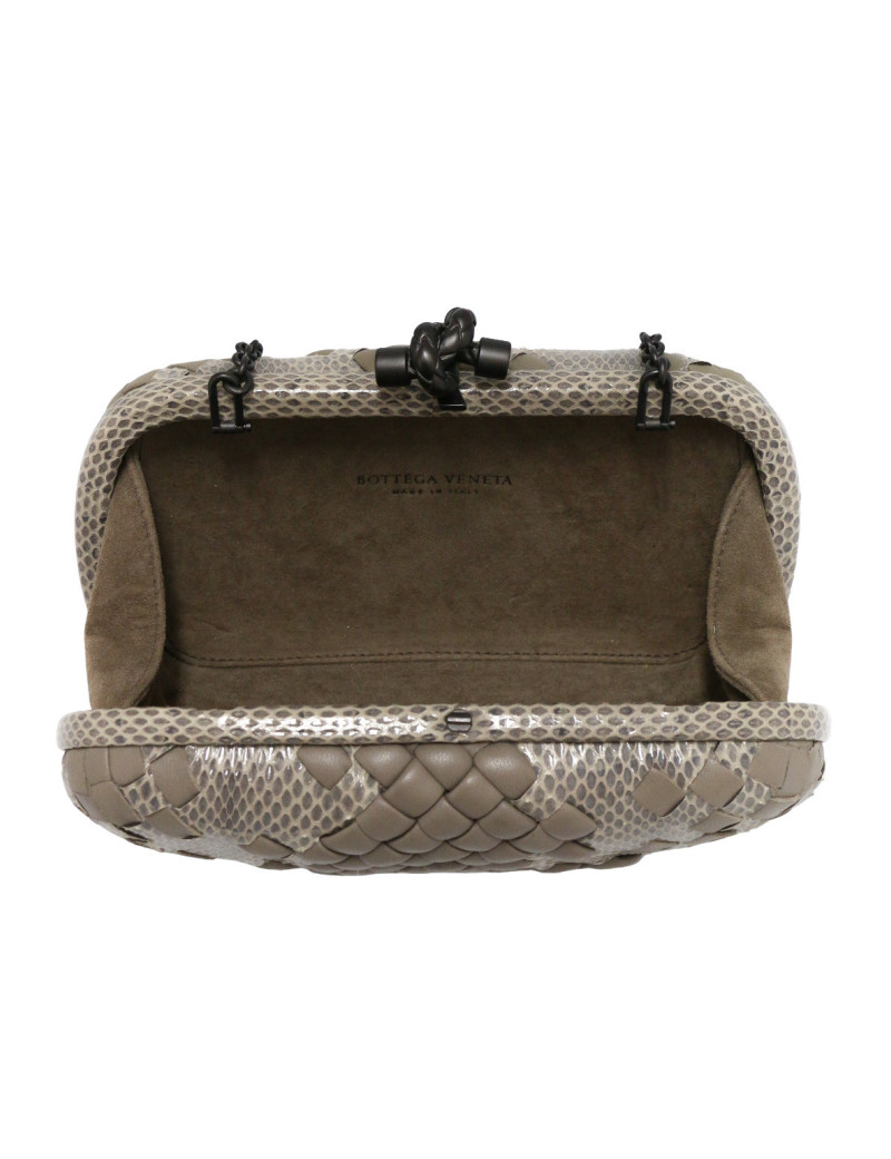 Minaudière BOTTEGA VENETA Knot cuir lézard