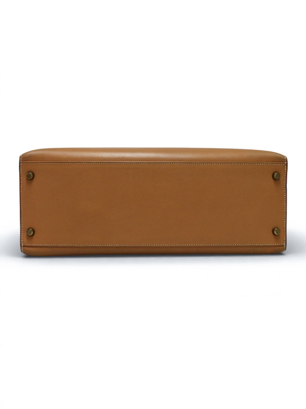 Sac Hermès Kelly 35 cuir epsom Camel