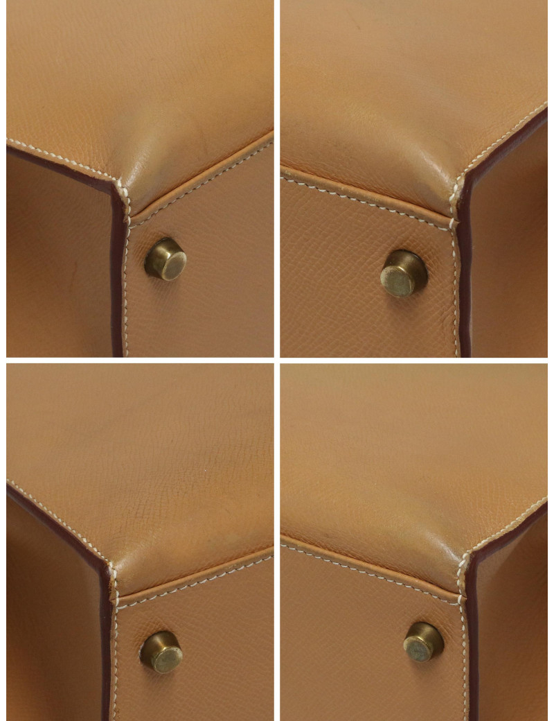 Sac Hermès Kelly 35 cuir epsom Camel