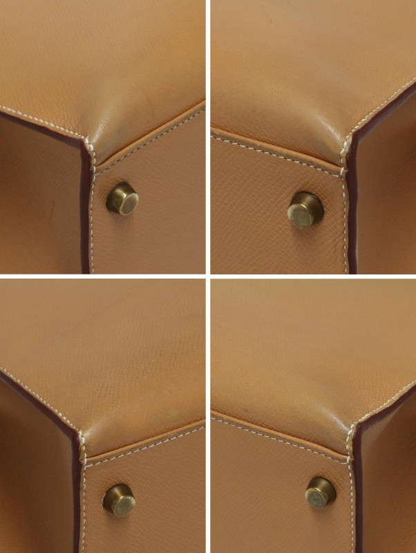 Sac Hermès Kelly 35 cuir epsom Camel