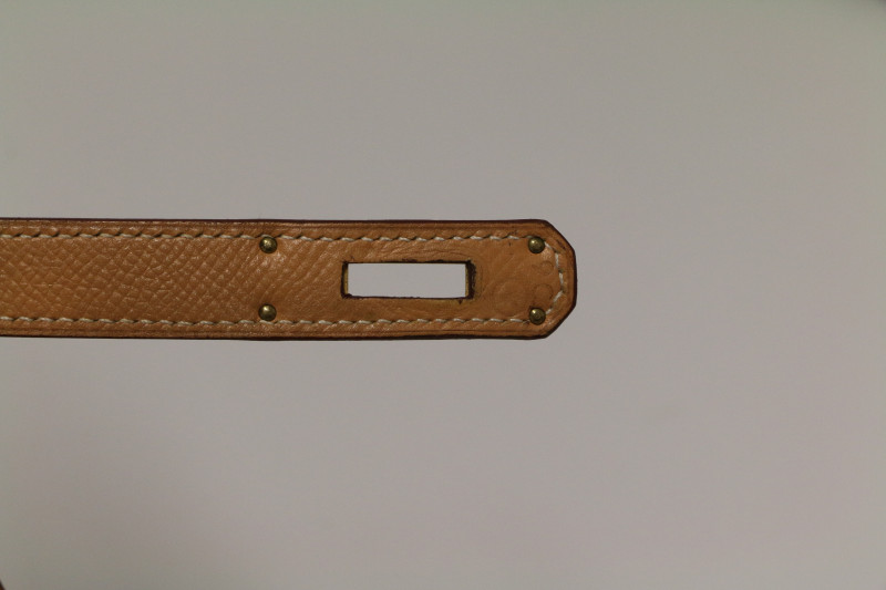 Sac Hermès Kelly 35 cuir epsom Camel