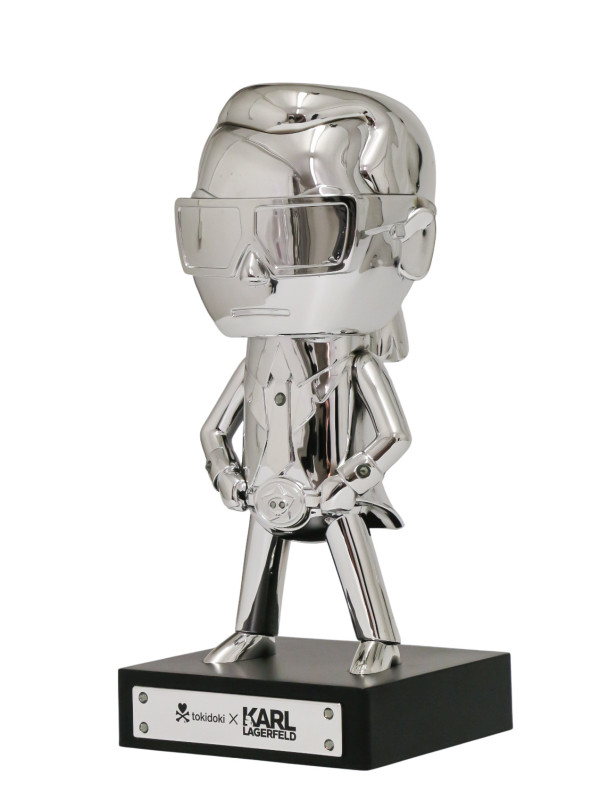 Figurine KARL LAGERFELD Tokidoklit argent