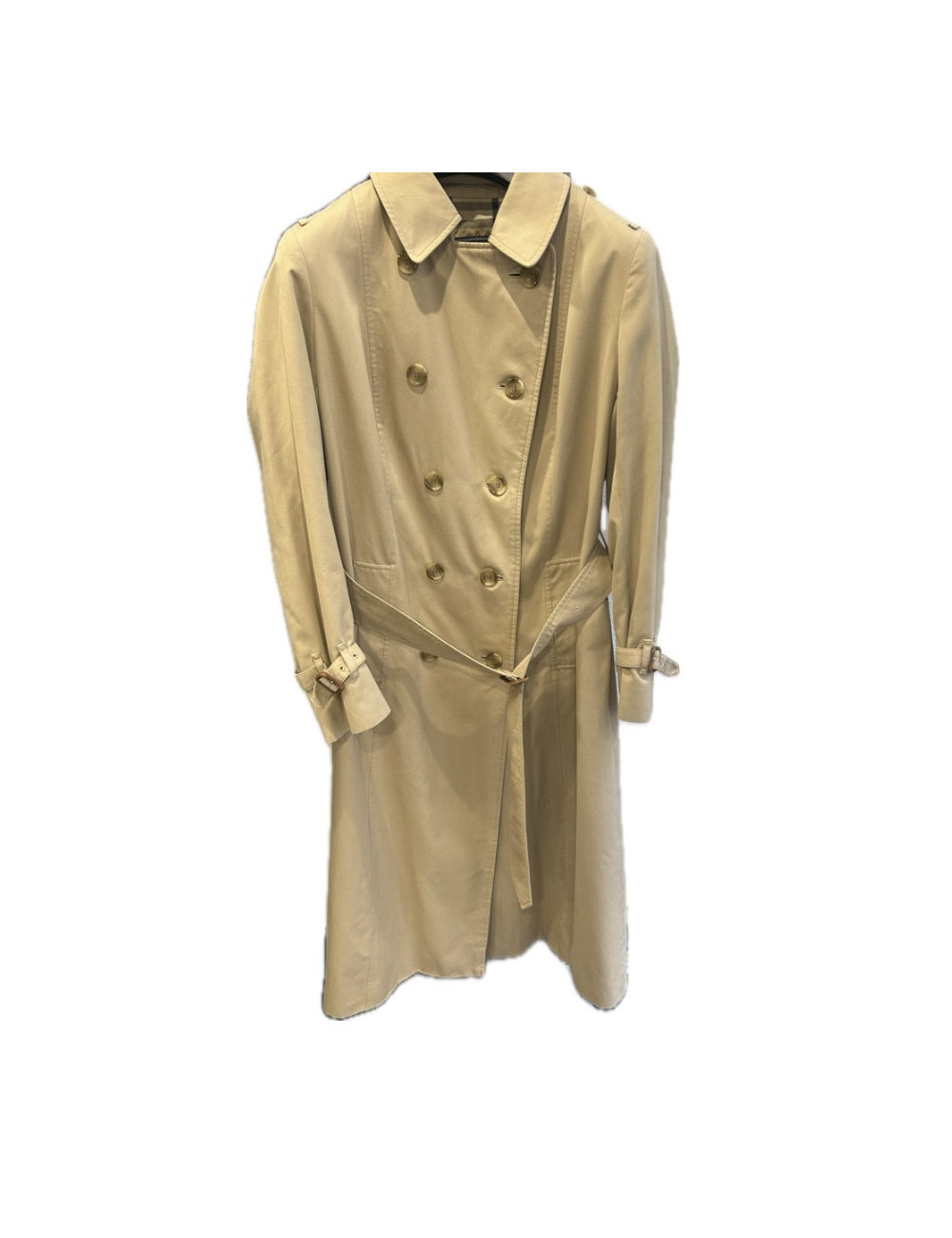 Trench Burberry croisé beige