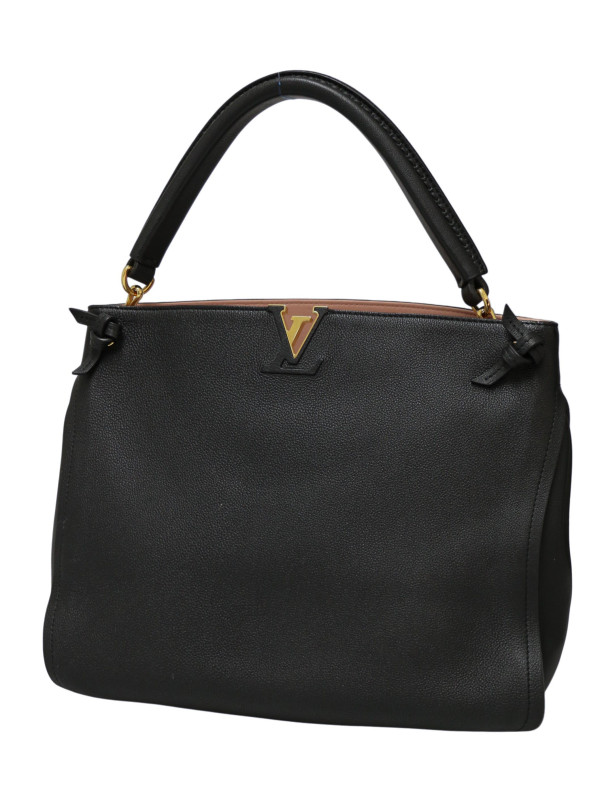 Cabas Louis Vuitton Tournon cuir noir