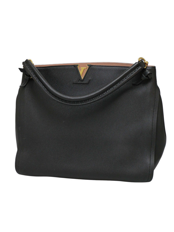 Cabas Louis Vuitton Tournon cuir noir