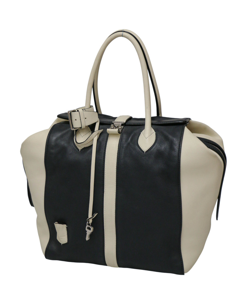 Sac Louis Vuitton cuir bicolore