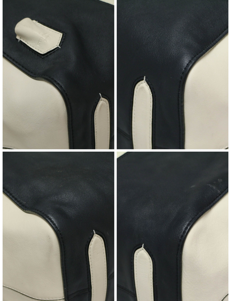 Sac Louis Vuitton cuir bicolore