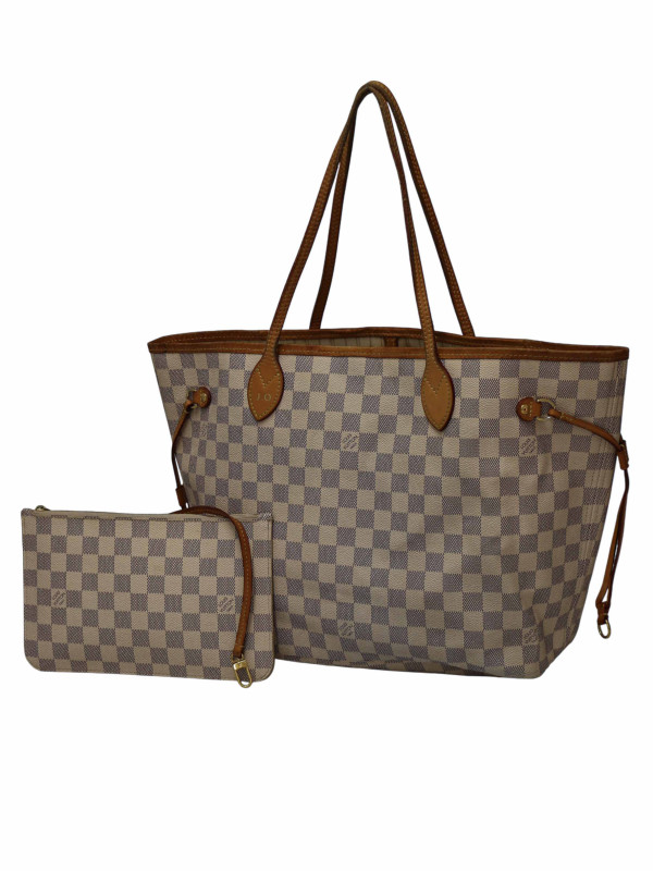 Sac Neverfull LOUIS VUITTON PM damier blanc