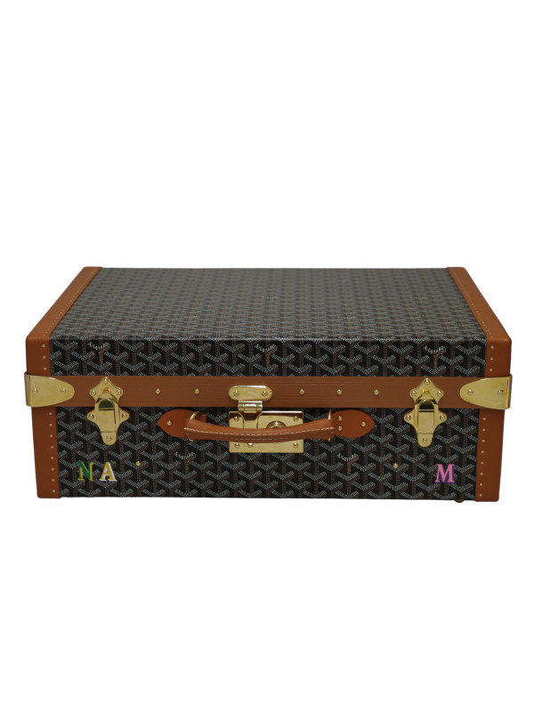 Valise Goyard Grand Hôtel T50 monogramme