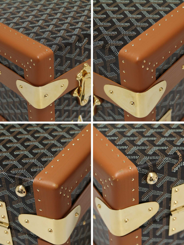 Valise Goyard Grand Hôtel T50 monogramme