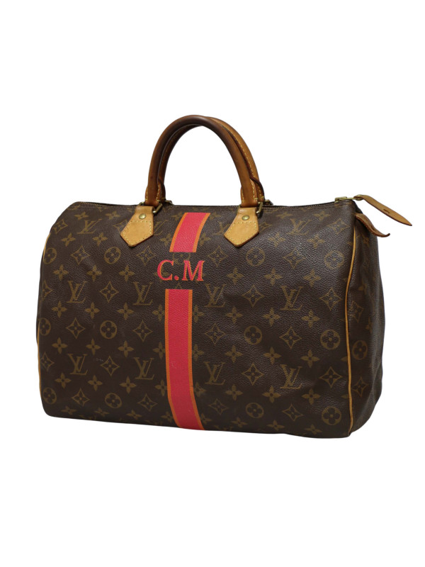 Speedy 35 Monogram bande rouge