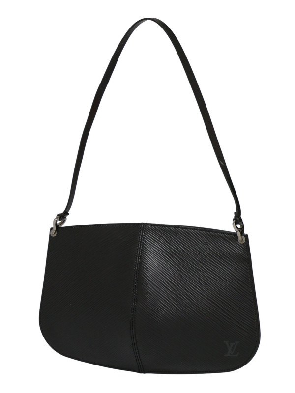 Pochette accessoires Louis Vuitton cuir épi noir