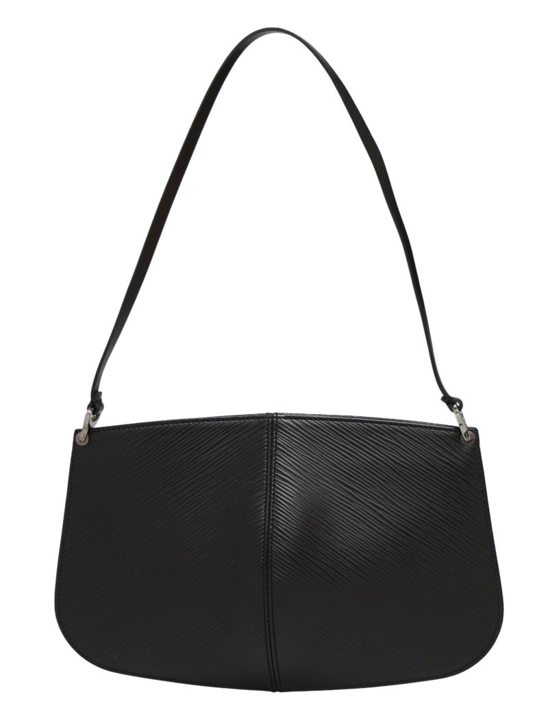 Pochette accessoires Louis Vuitton cuir épi noir