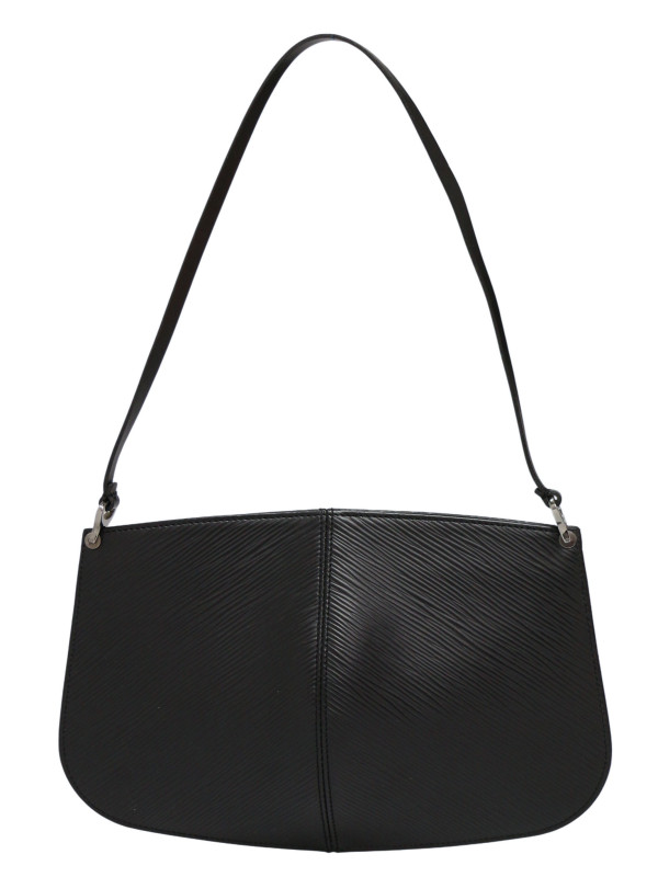 Pochette accessoires Louis Vuitton cuir épi noir