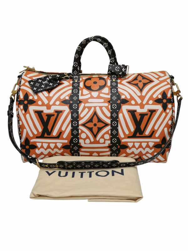 Sac Louis Vuitton Keepall 45 Crafty caramel 2