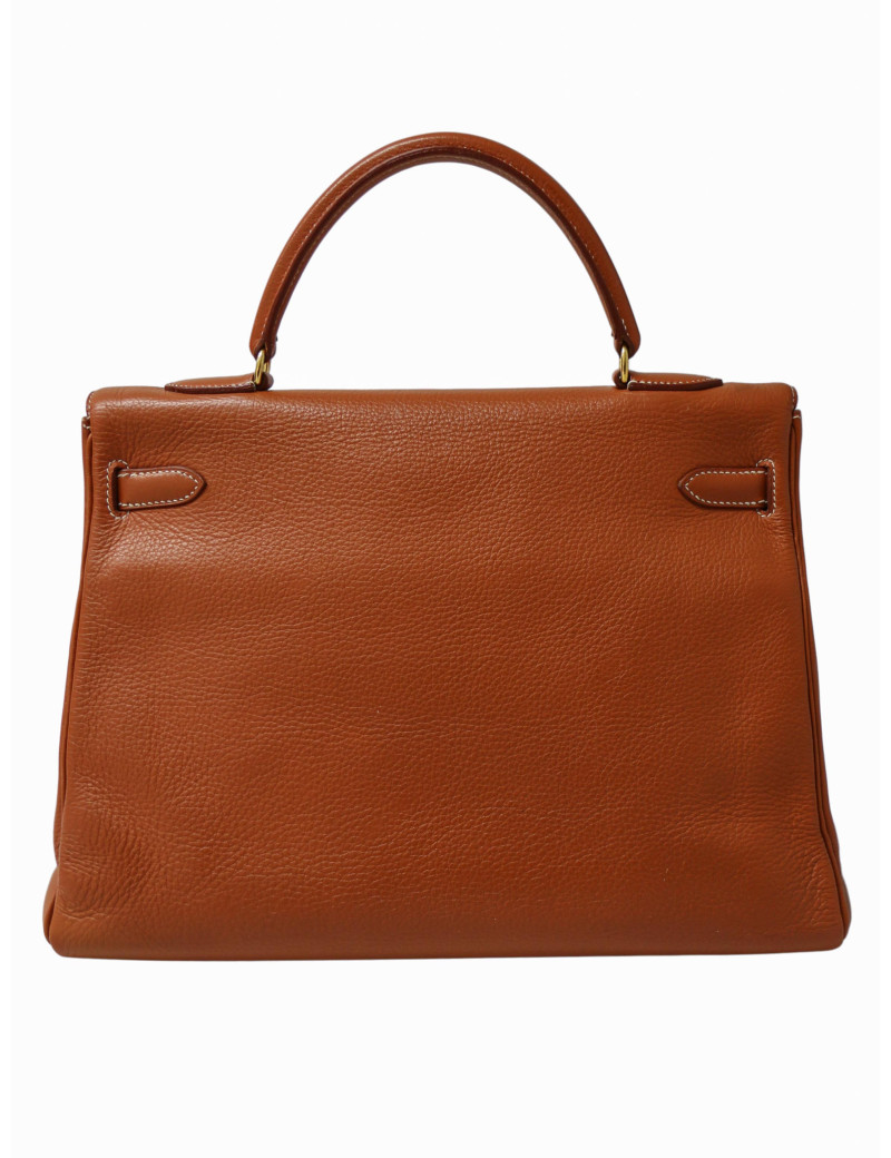 Kelly 35 cuir cognac
