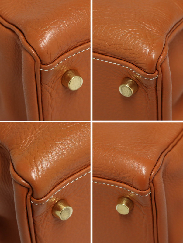 Kelly 35 cuir cognac