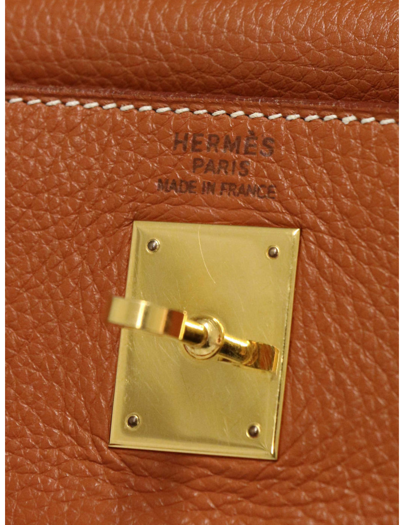 Kelly 35 cuir cognac