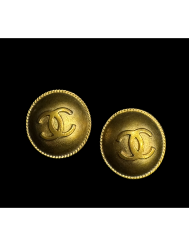 Clips Chanel  Automne 1994 doré vintage