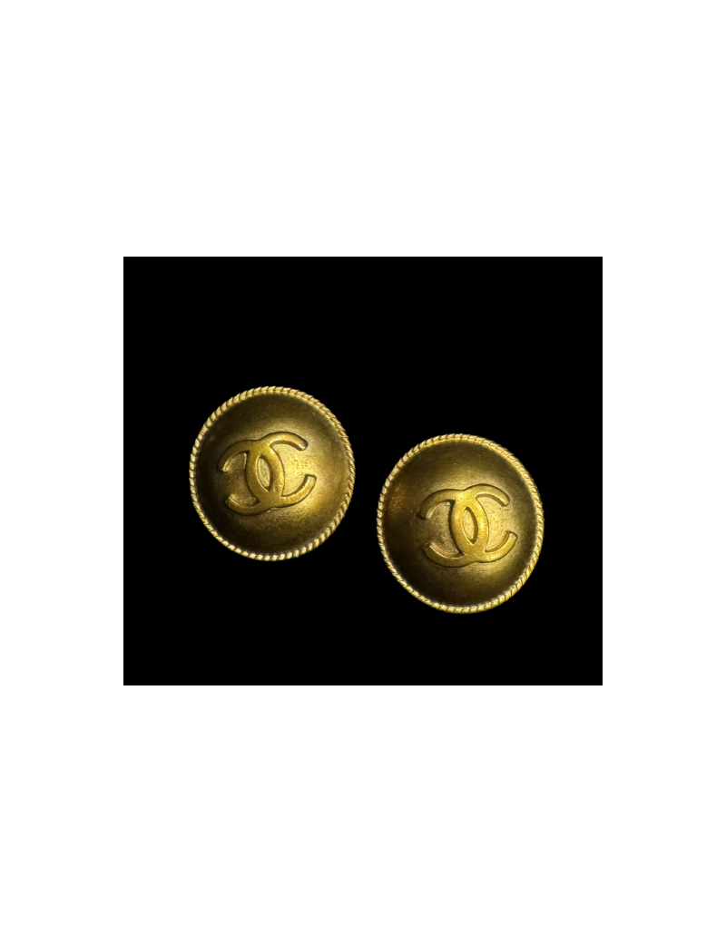 Clips Chanel  Automne 1994doré vintage