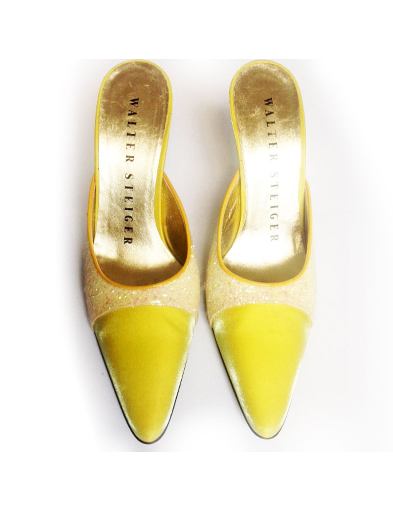 Escarpins jaunes WALTER STEIGER Taille 37,5