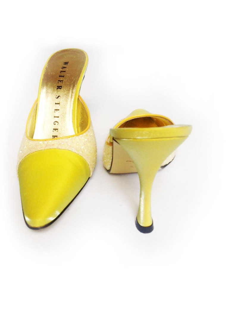 Escarpins jaunes WALTER STEIGER Taille 37,5