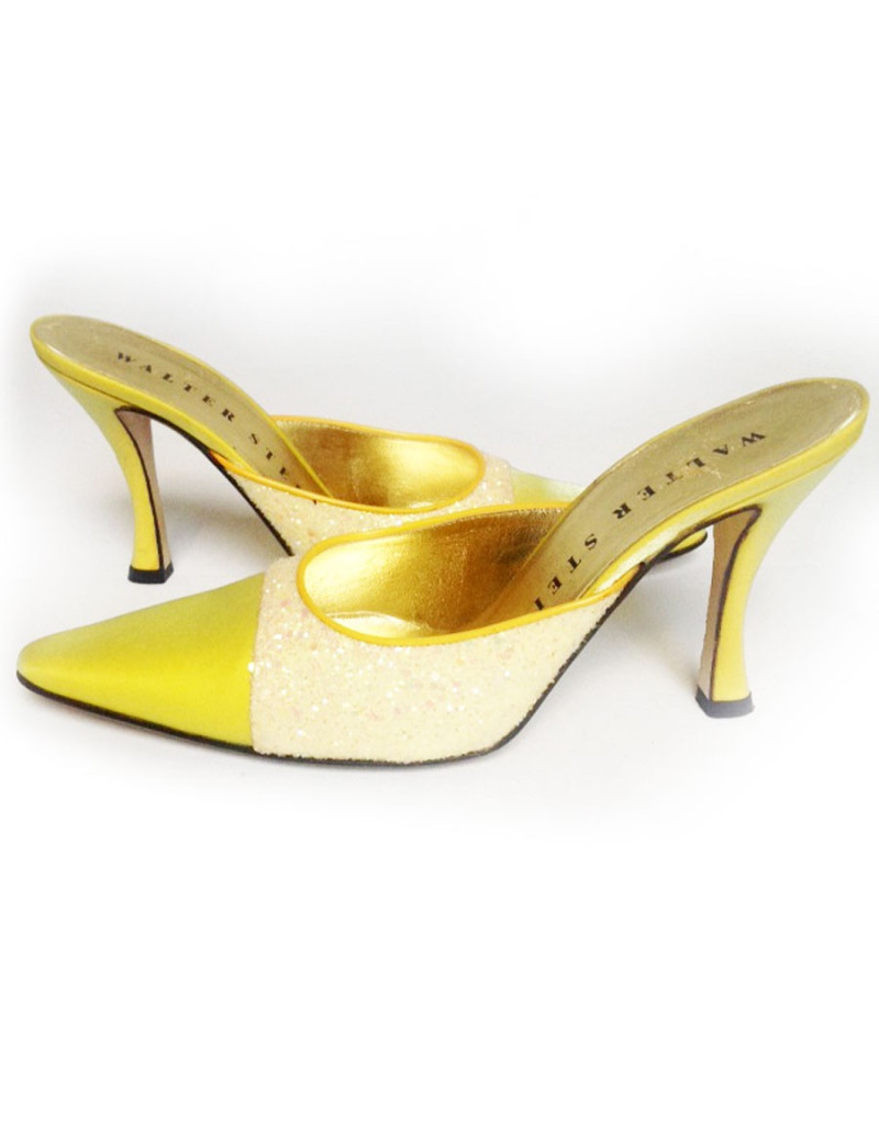 Escarpins jaunes WALTER STEIGER Taille 37,5