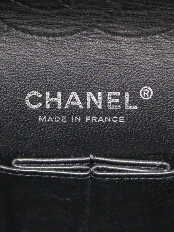 Sac Chanel Timeless 25 cuir caviar bijouterie argent