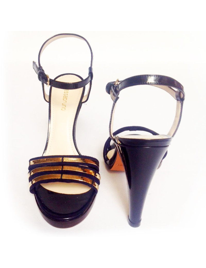 Sandales hautes bleu marine VANESSA BRUNO Taille 38