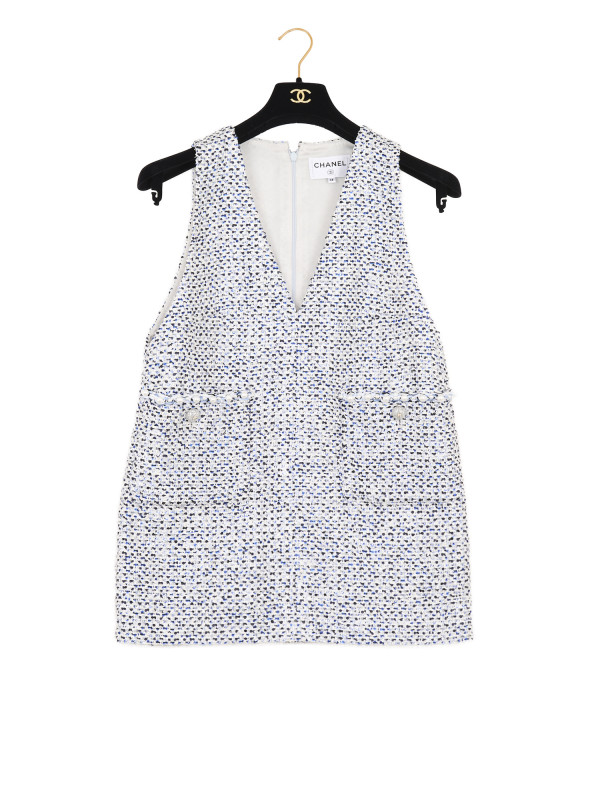 Ensemble Chanel pantalon veste sans manche