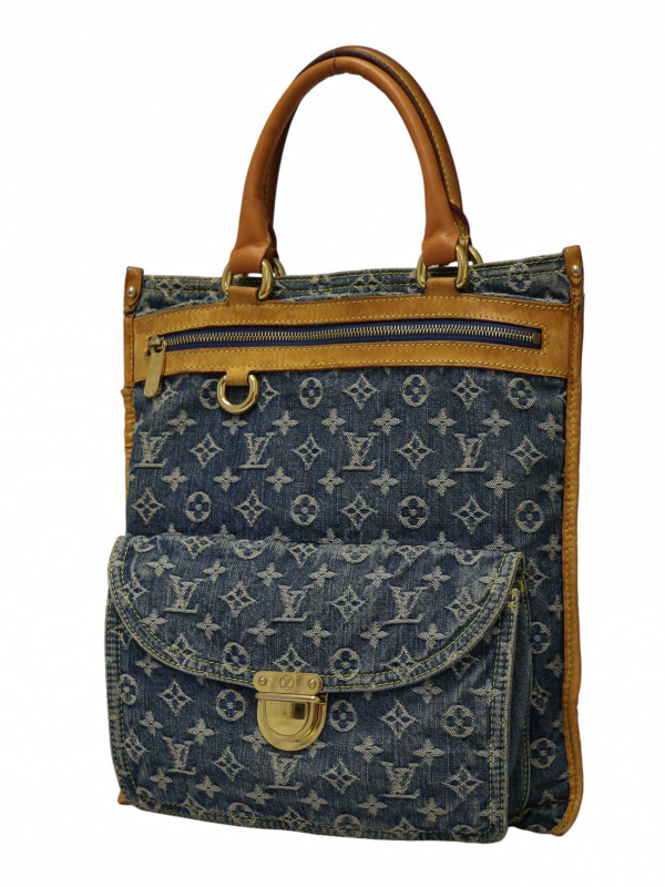 Cabas Louis Vuitton toile denim Baggy