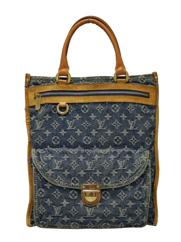 Cabas Louis Vuitton toile denim Baggy 2