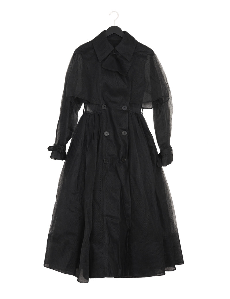 Trench Alexander McQueen tulle noir