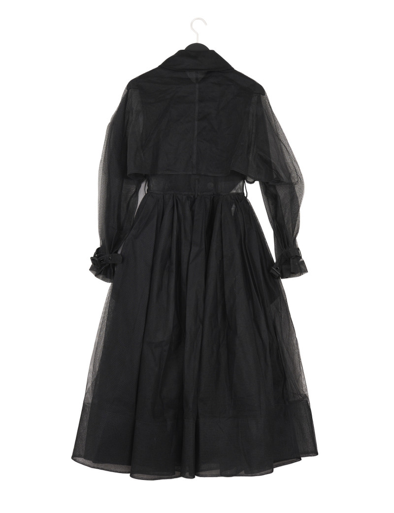 Trench Alexander McQueen tulle noir
