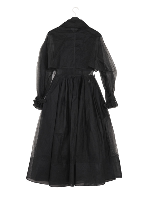 Trench Alexander McQueen tulle noir