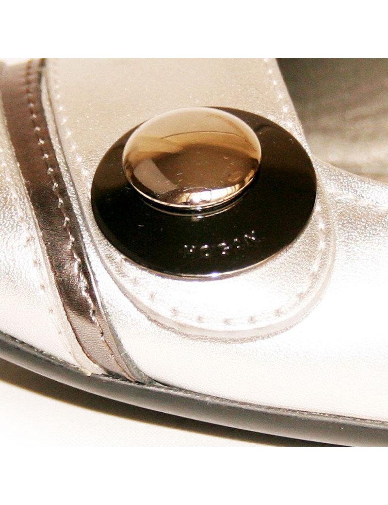 Ballerines argentées HOGAN Taille 37,5