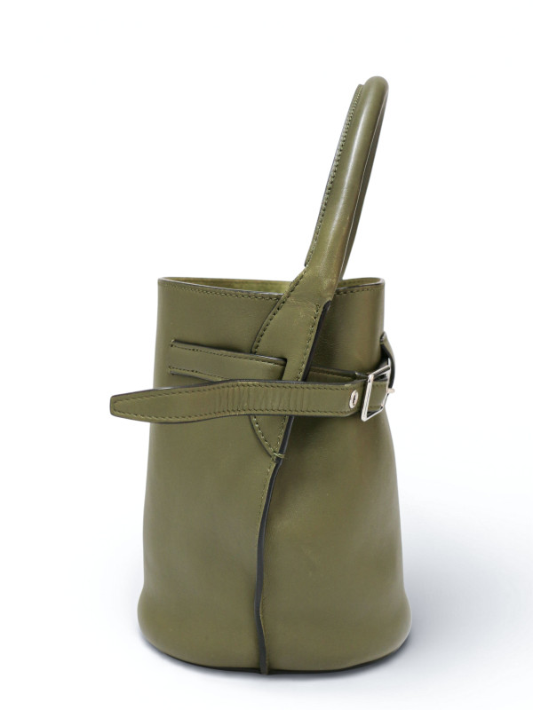 Sac seau Céline Nano cuir kaki