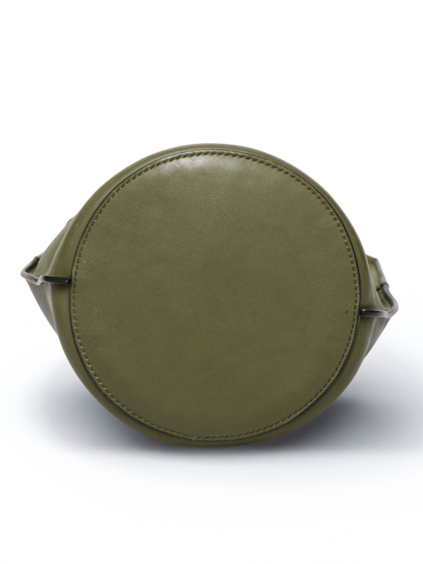 Sac seau Céline Nano cuir kaki