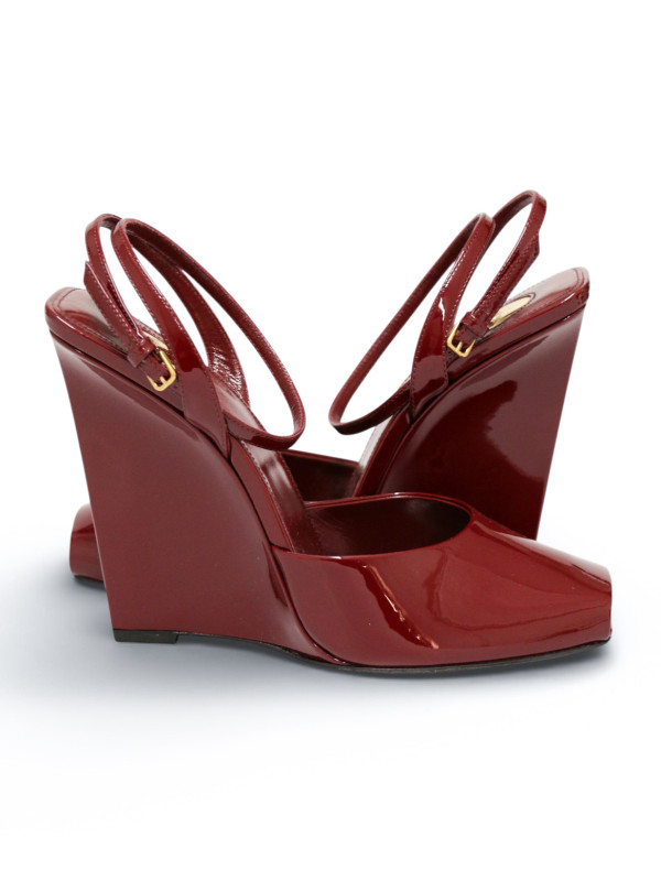 Escarpins Saint Laurent compensés T40