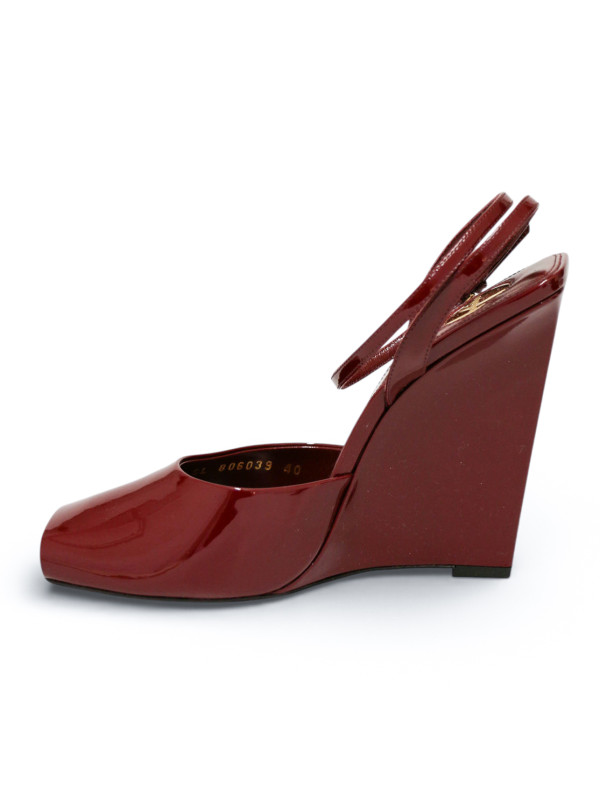 Escarpins Saint Laurent compensés T40